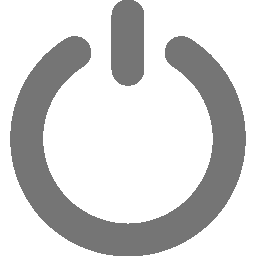 電源ボタンのイラスト